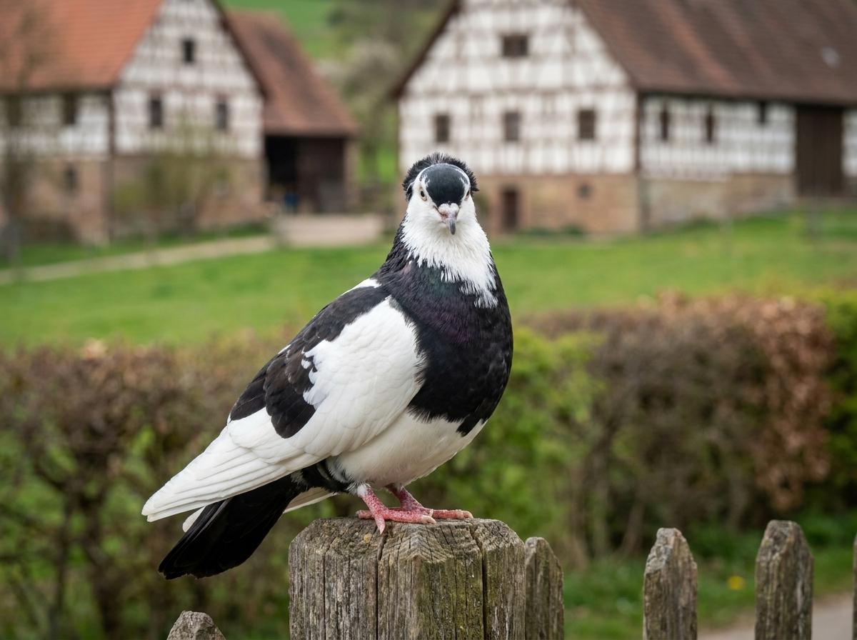 Franconian Magpie Pigeon