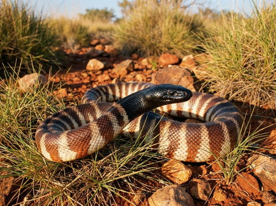 black-headed python
