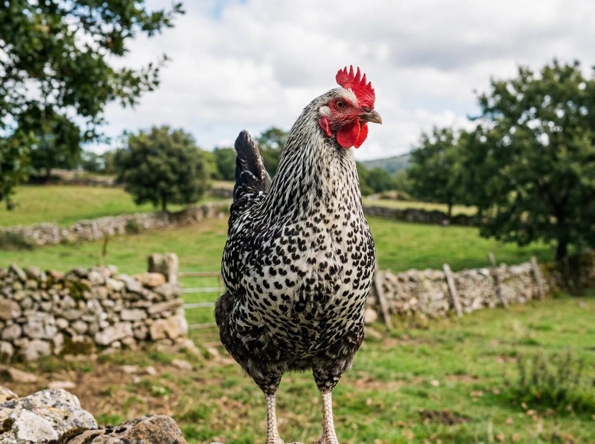 Asturian Painted Hen