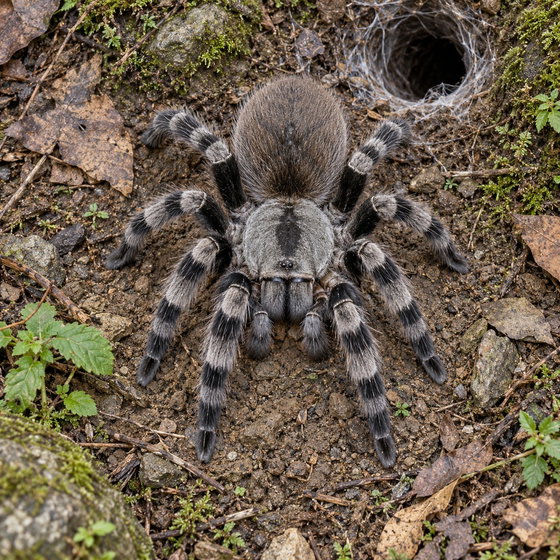 Himalayan earth tiger tarantula