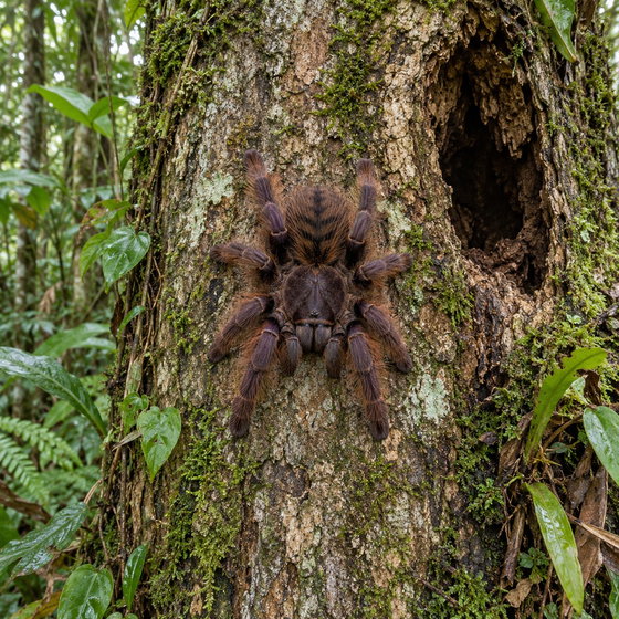 Sarawak red tiger tarantula