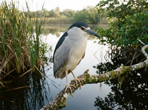 black-crowned night heron