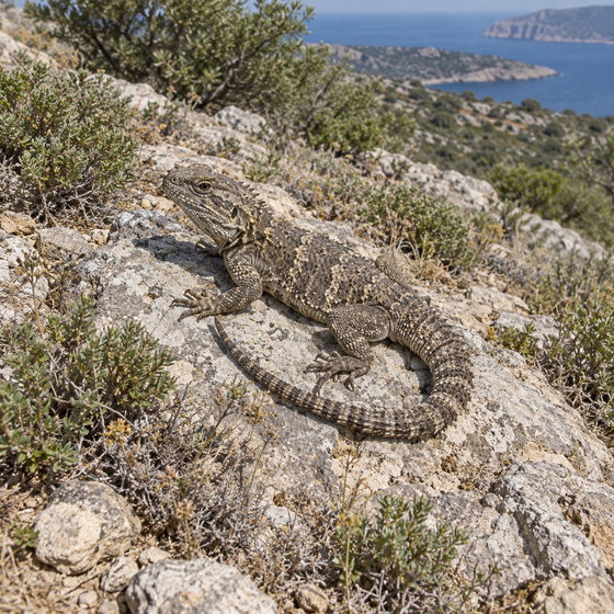 roughtail rock agama