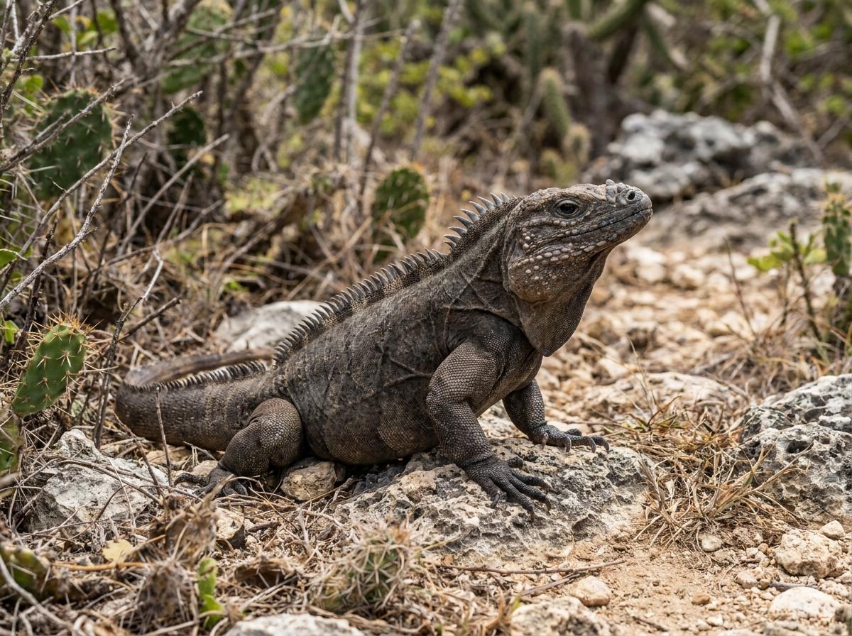 Anegada ground iguana