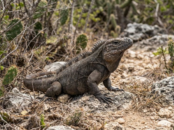 Anegada ground iguana