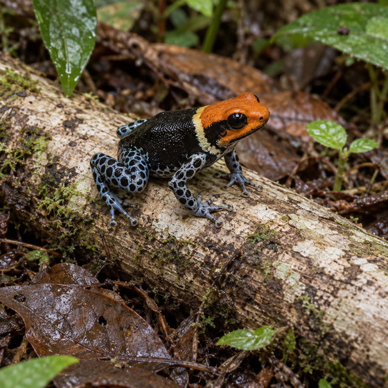 red-headed poison frog