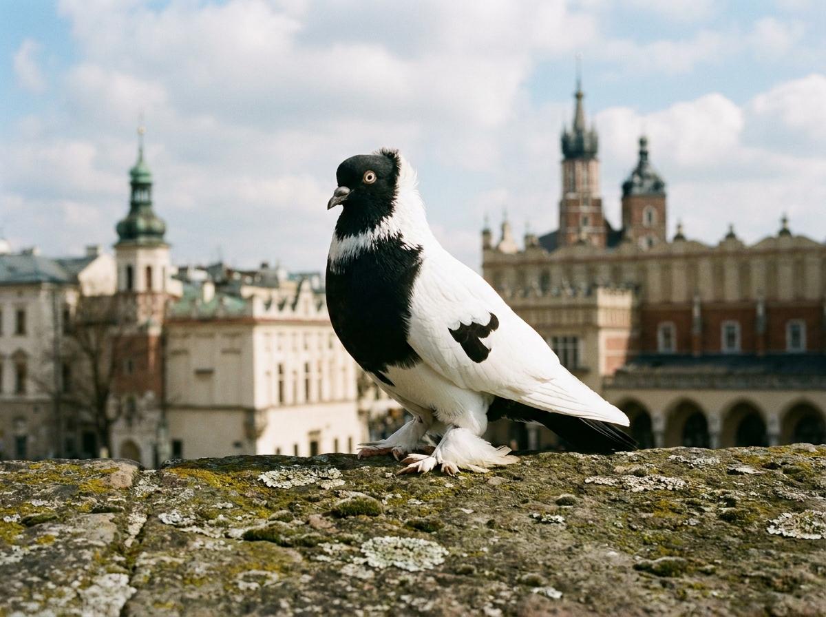Kraków Magpie Pigeon