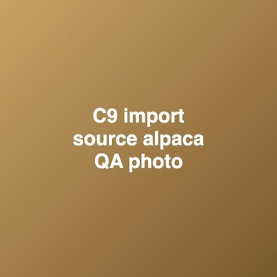 C9 Juniper Import Source QA profile picture
