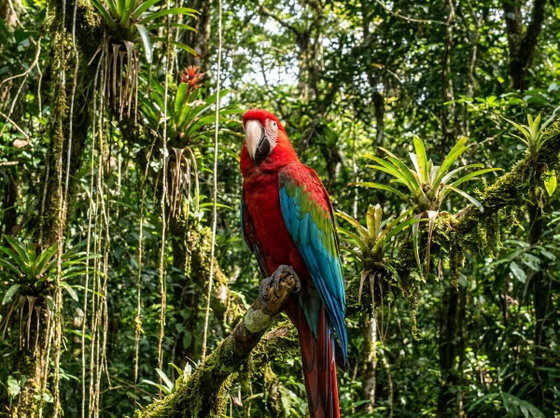 green-winged macaw