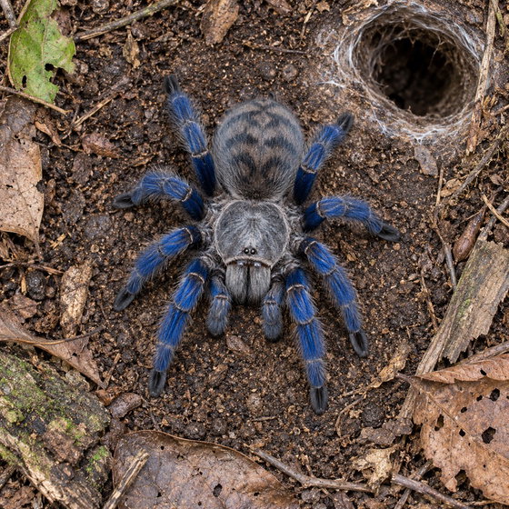 cobalt blue tarantula