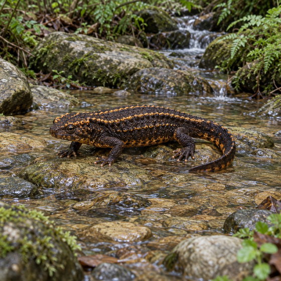 Laos warty newt