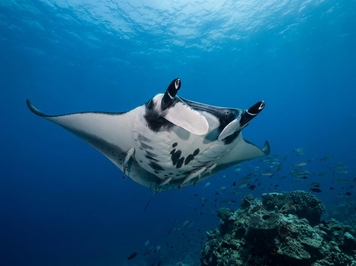 giant oceanic manta ray