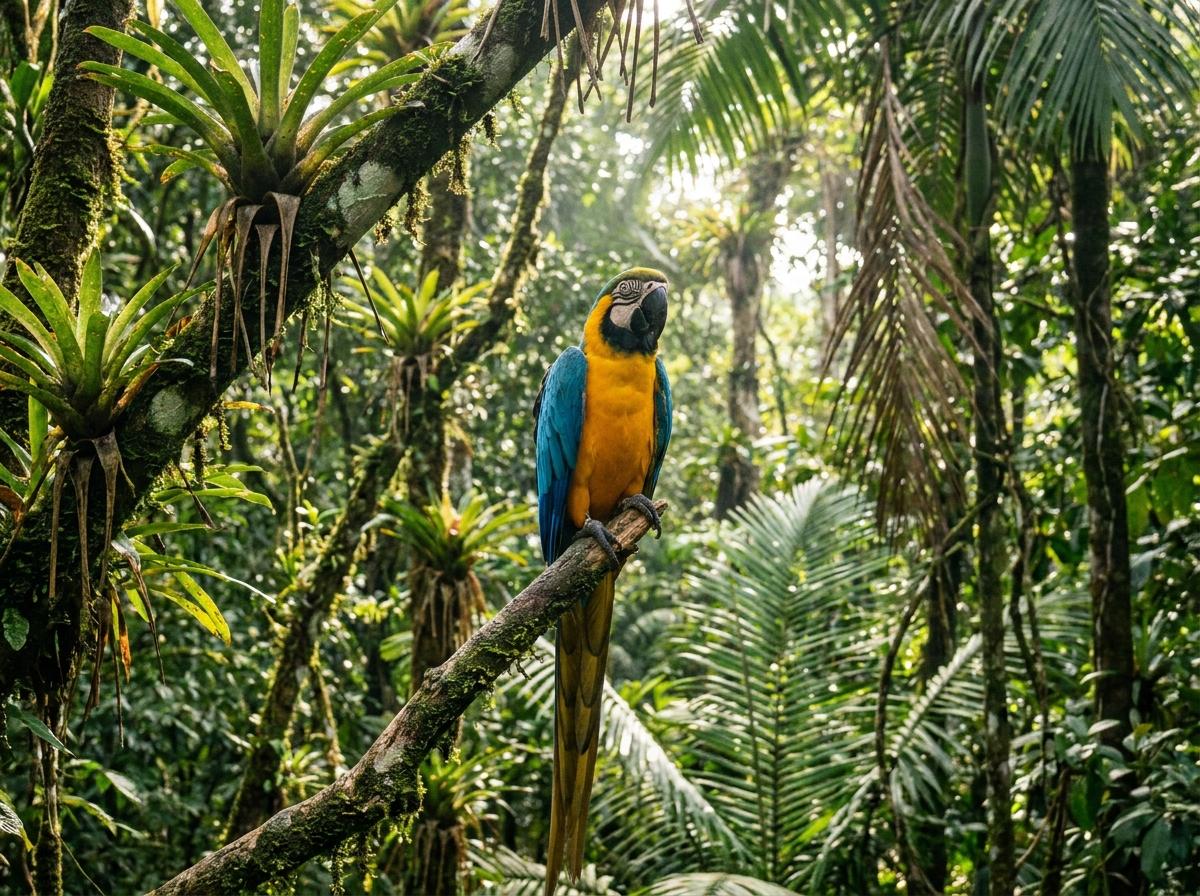 blue-and-yellow macaw