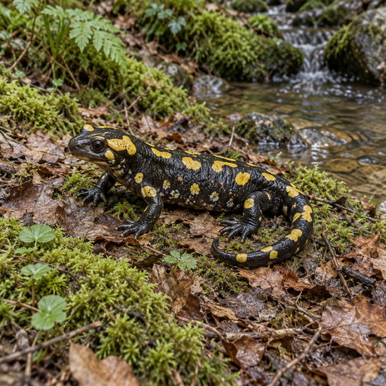 North African fire salamander