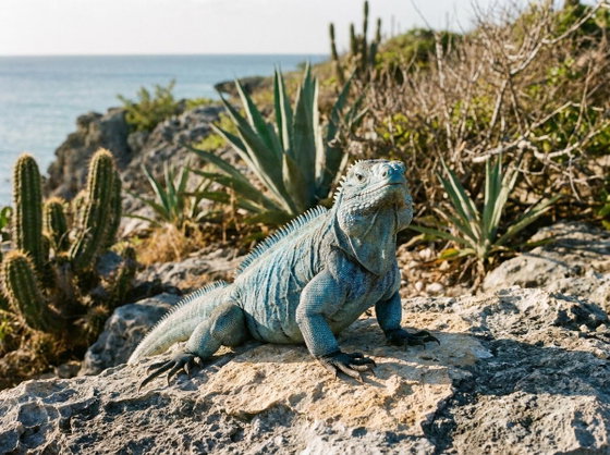 blue iguana