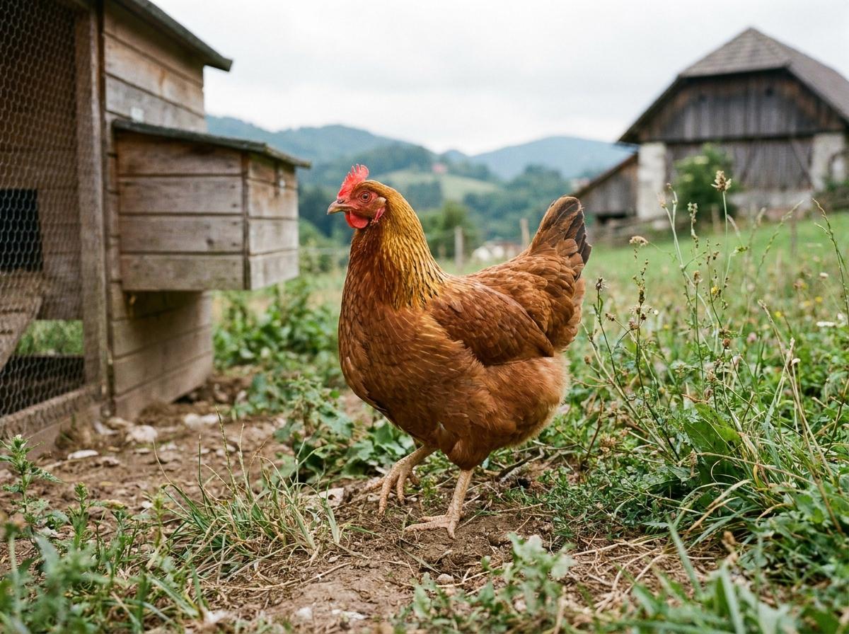 Slovenian Brown Hen