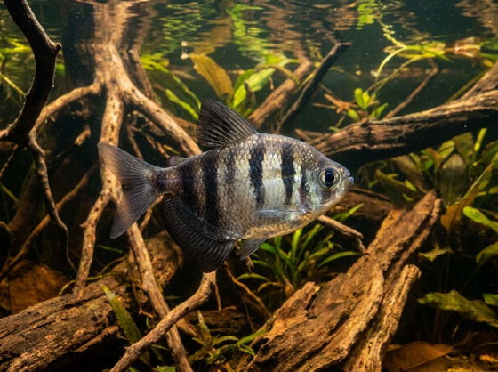 black skirt tetra