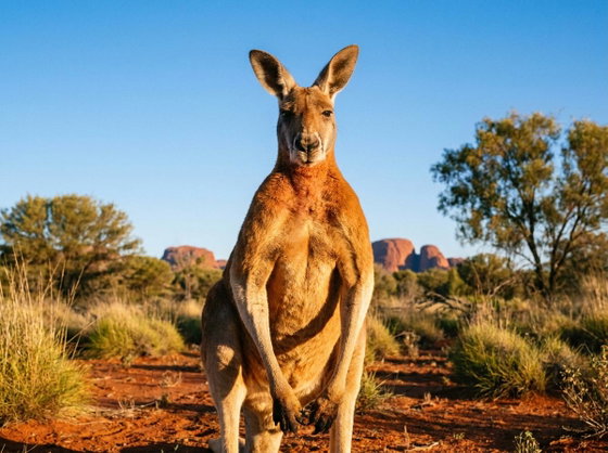 red kangaroo
