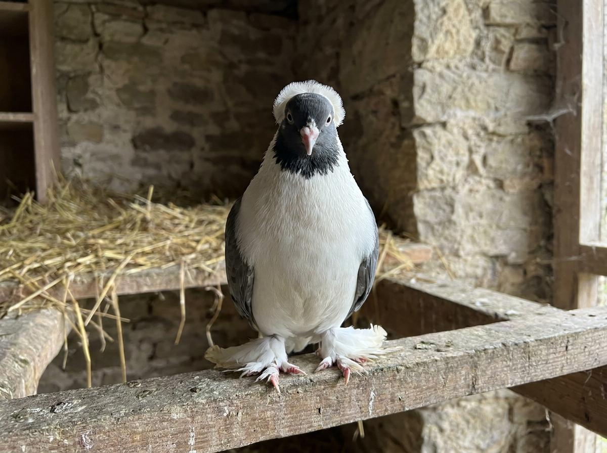 Polish Wilna Eagle Pigeon