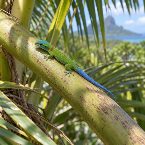 blue-tailed day gecko