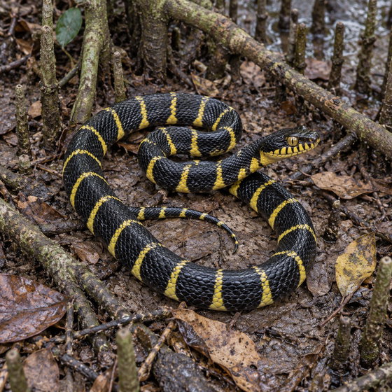 gold-ringed cat snake