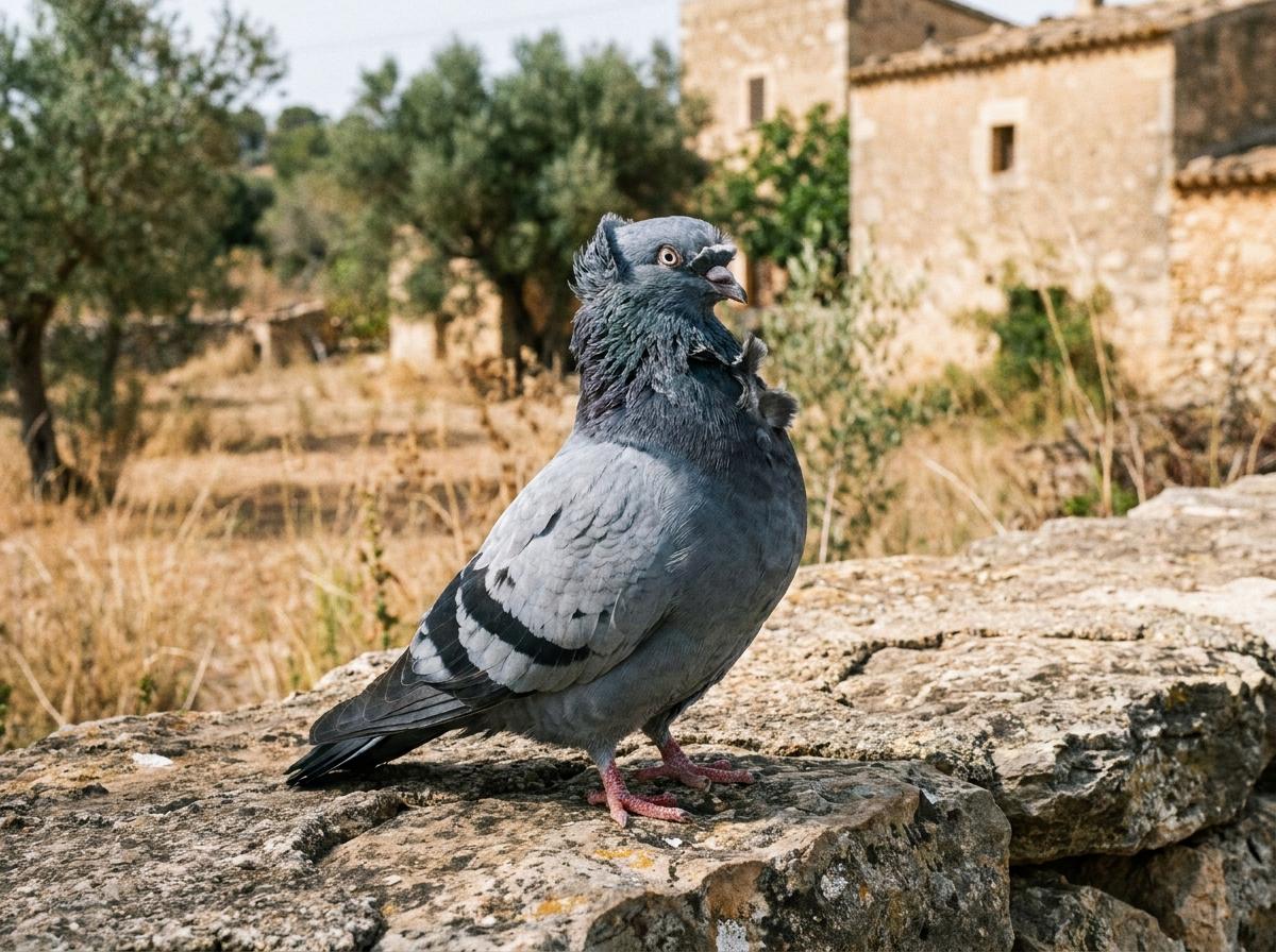 Spanish Owl Pigeon