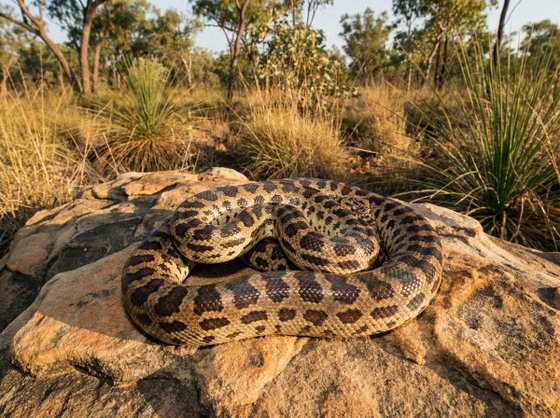 spotted python