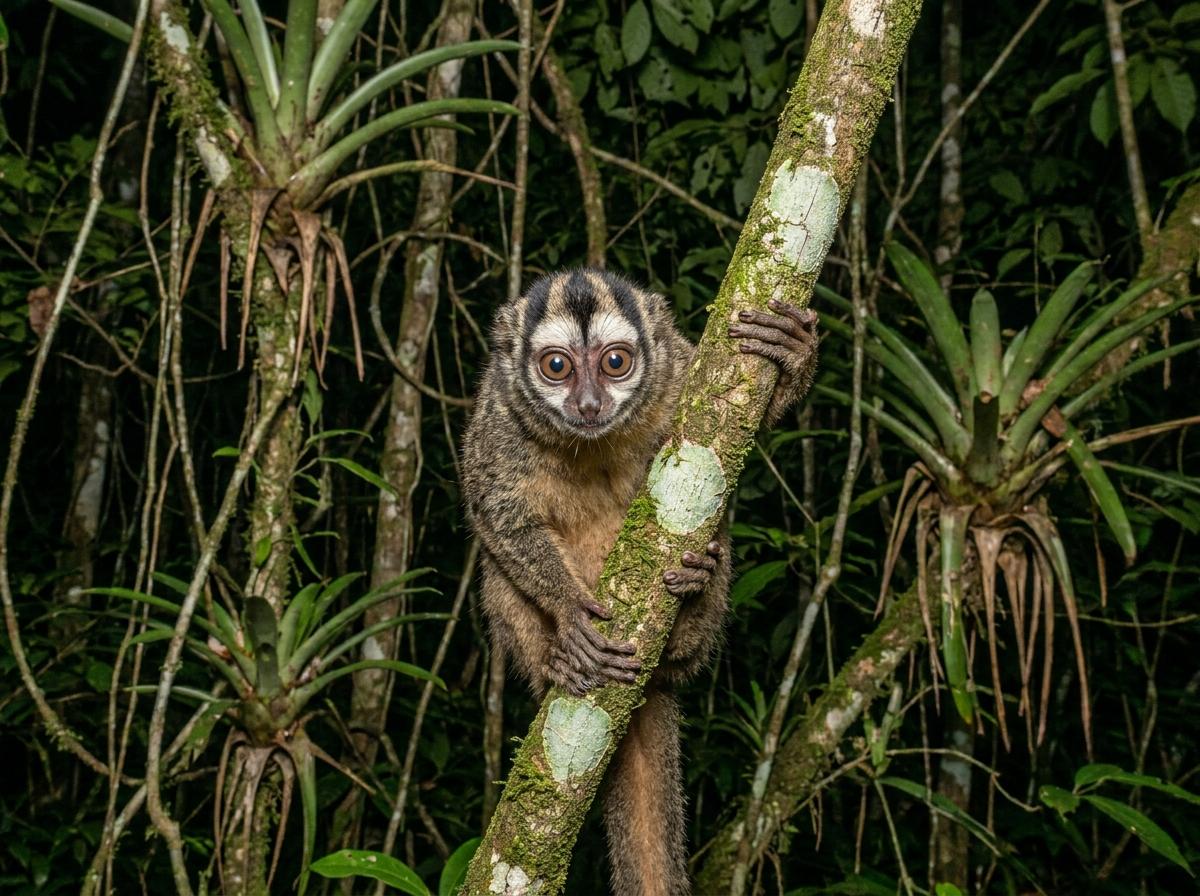 three-striped night monkey