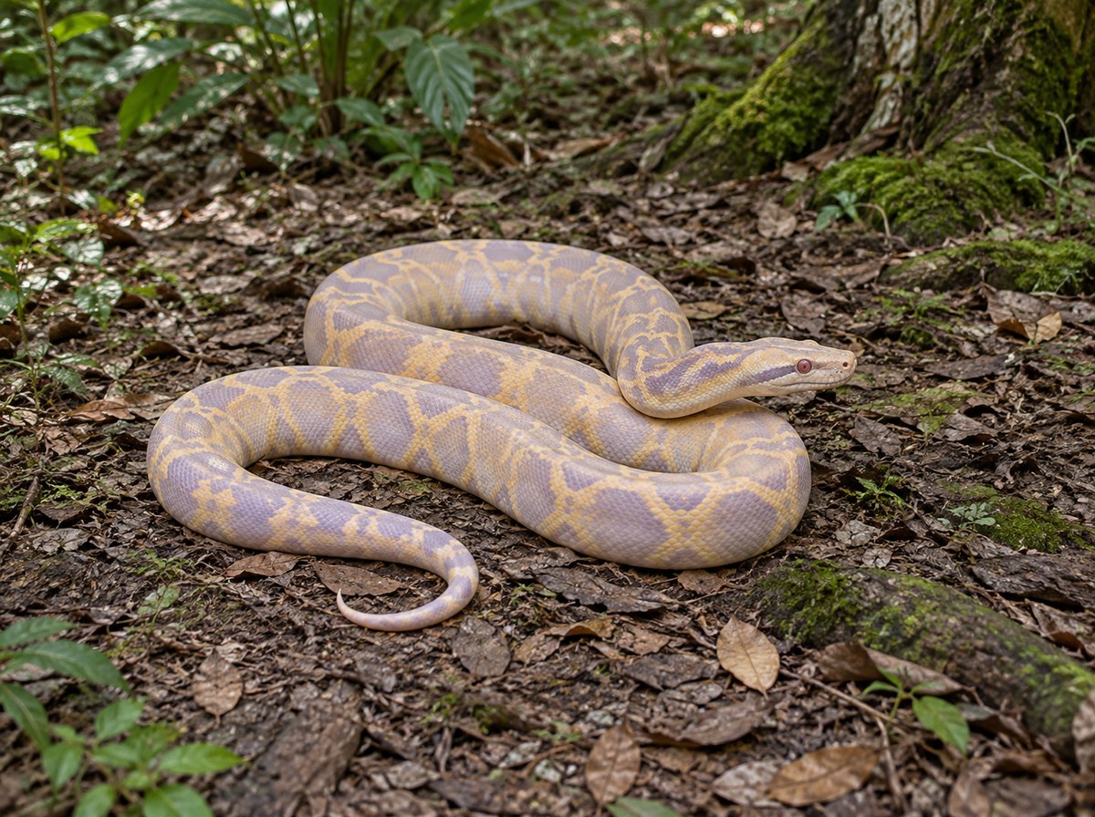 Lavender Albino