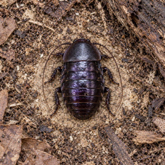 wingless female roach
