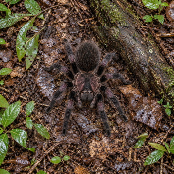 Ecuadorian red bloom tarantula