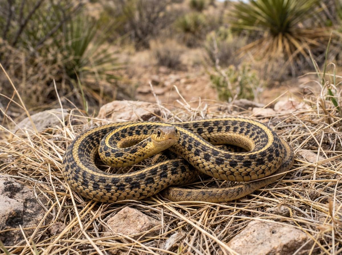 checkered garter snake