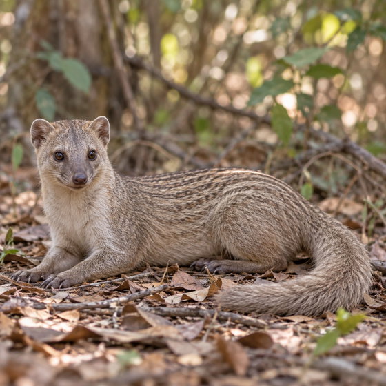 narrow-striped mongoose