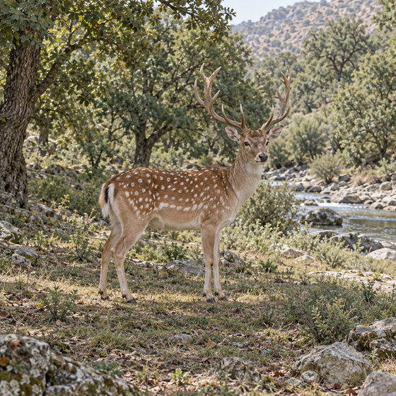 Persian fallow deer