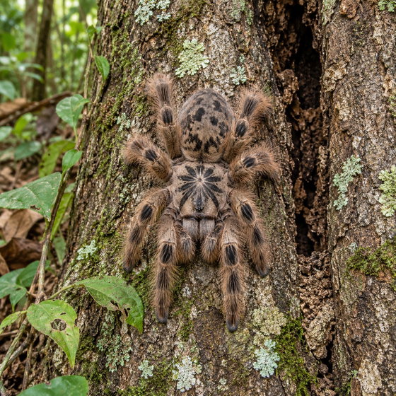 feather leg baboon tarantula