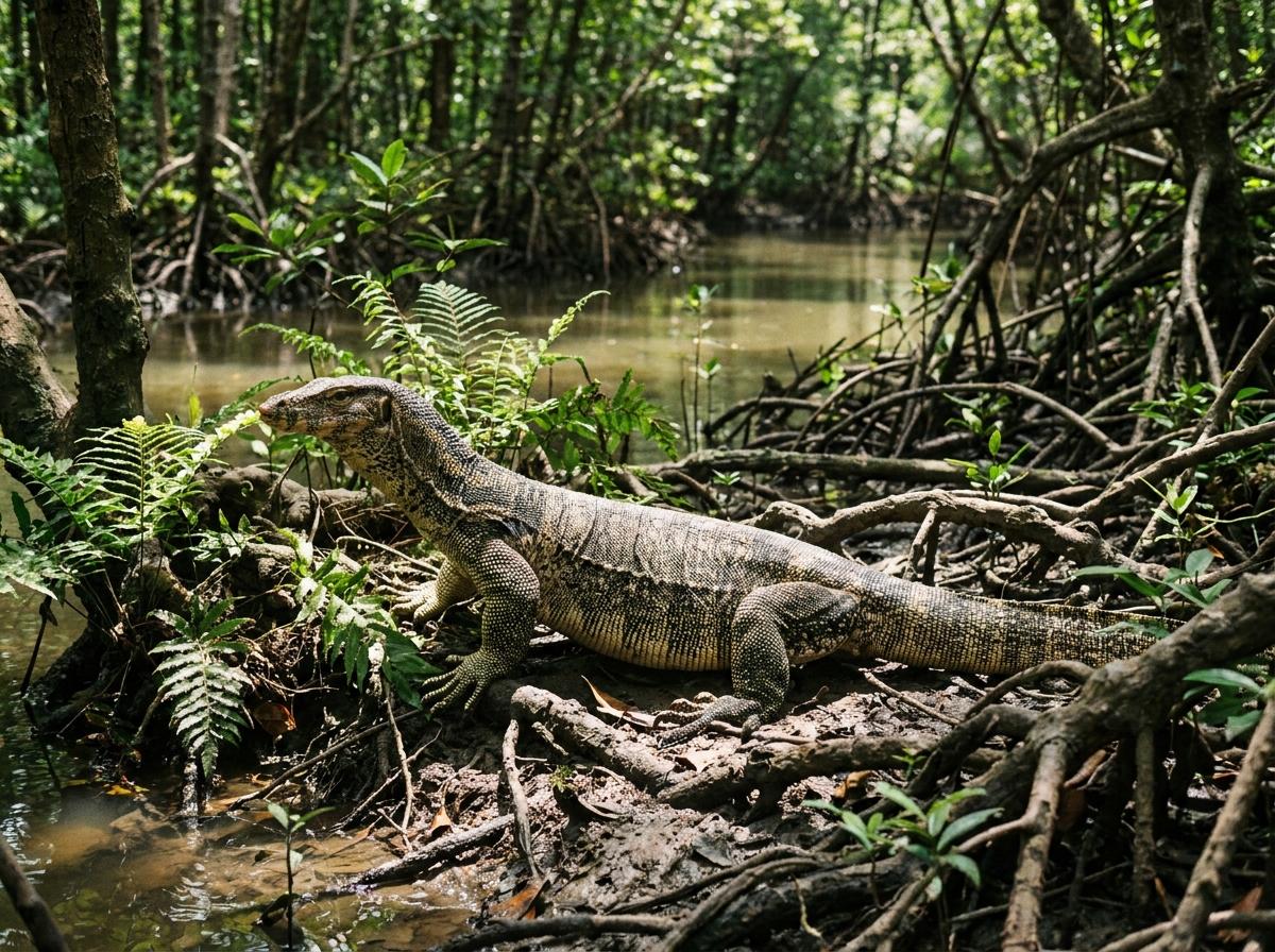 Asian water monitor
