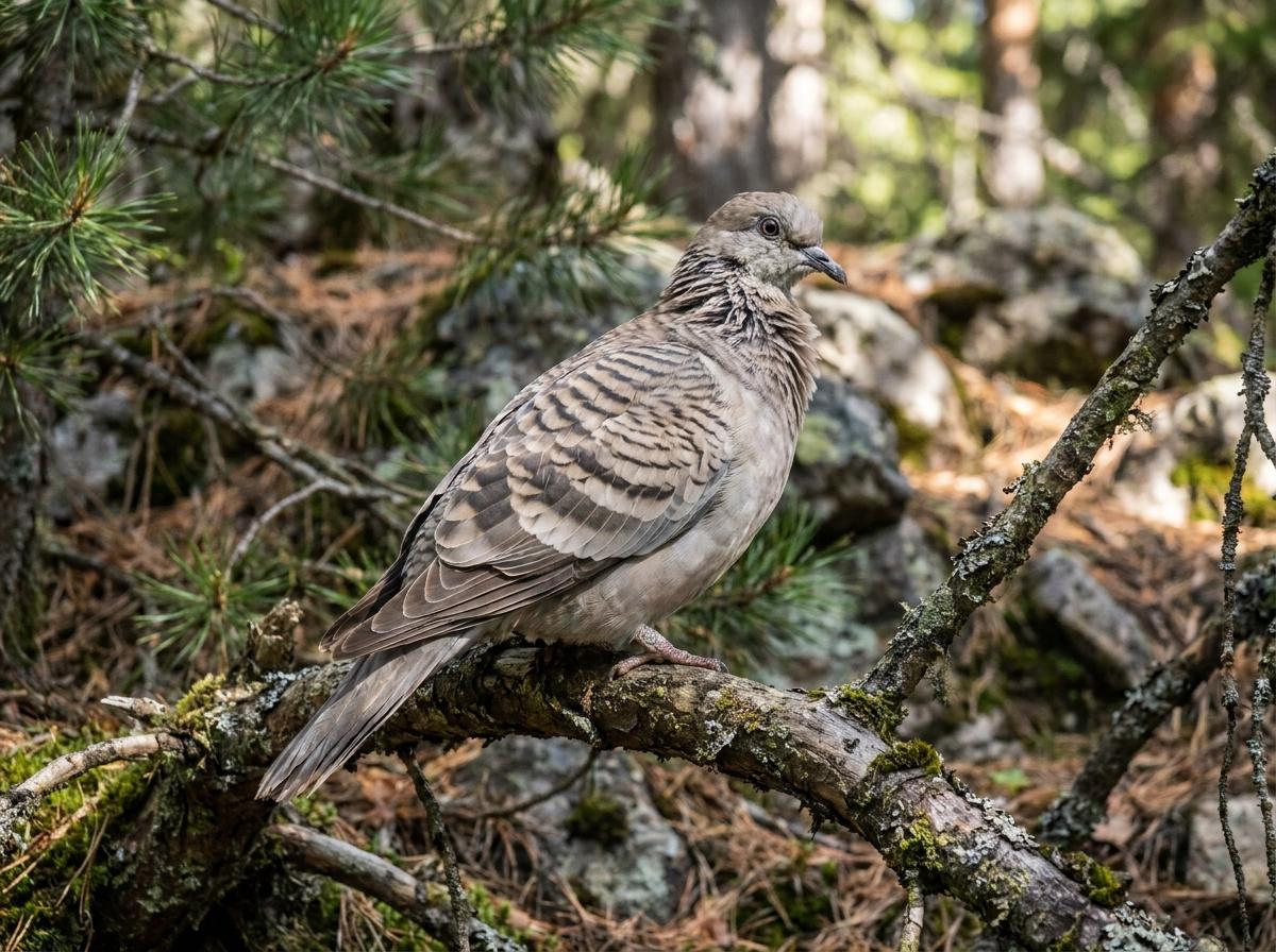 Ural Striped Maned Pigeon
