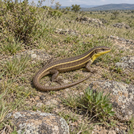 yellow-throated plated lizard