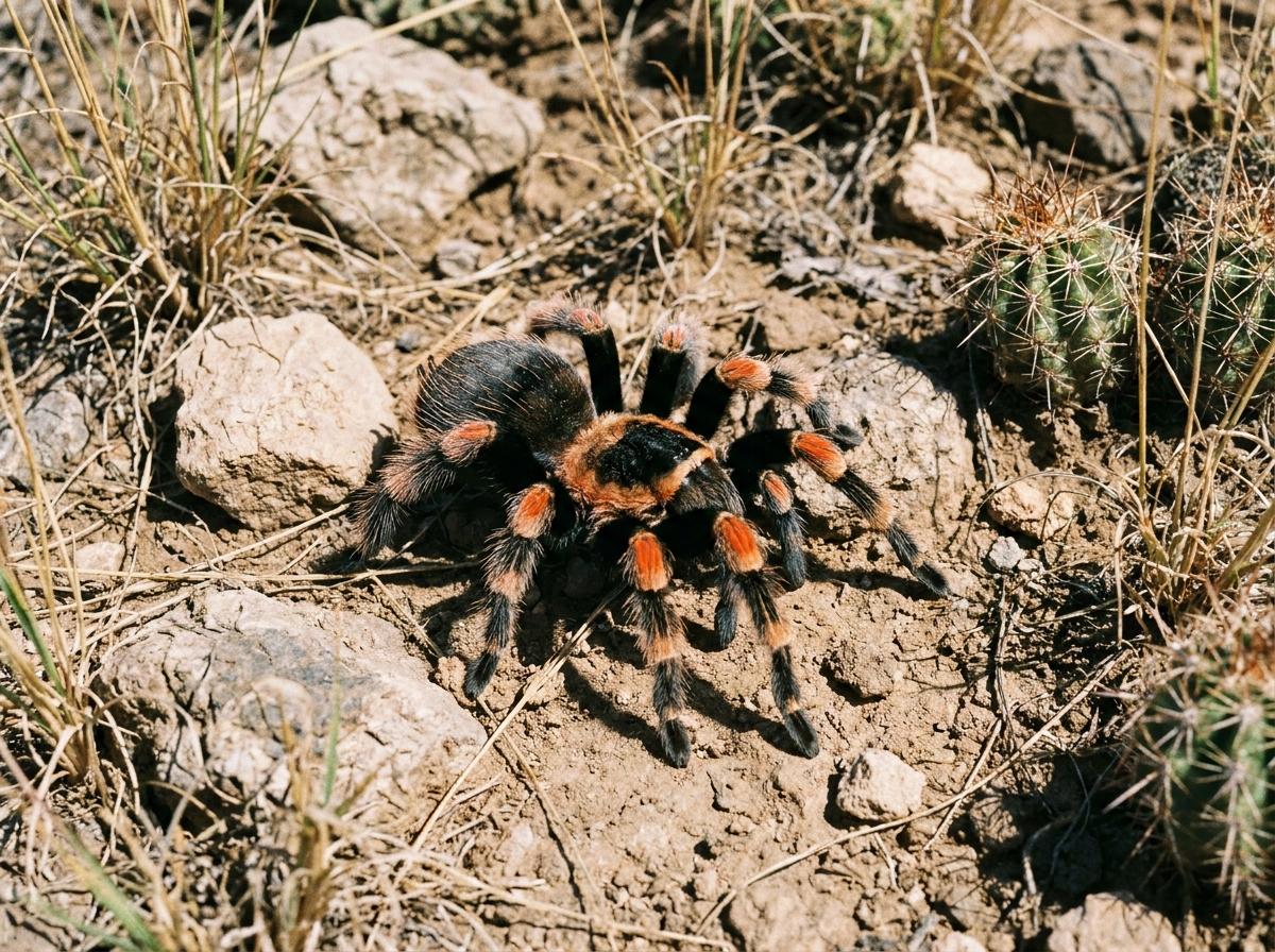 Mexican red knee tarantula