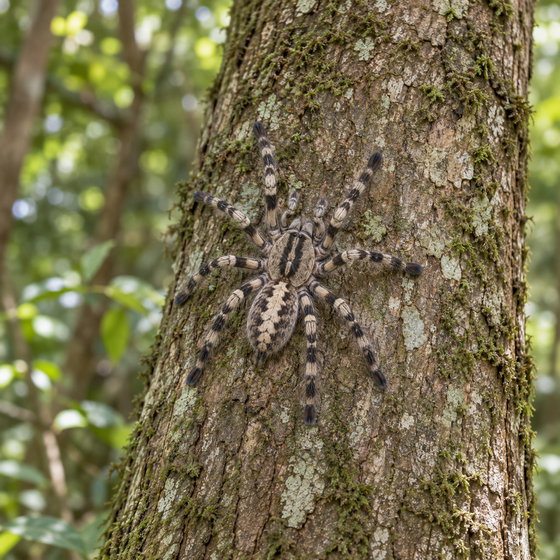 Wessel's tiger ornamental tarantula