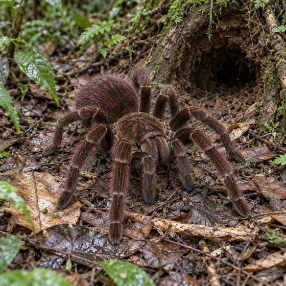 burgundy goliath birdeater