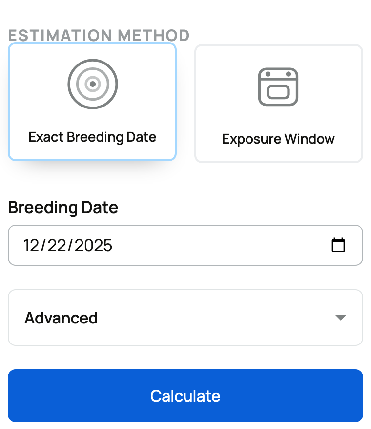 Choose a date or exposure window