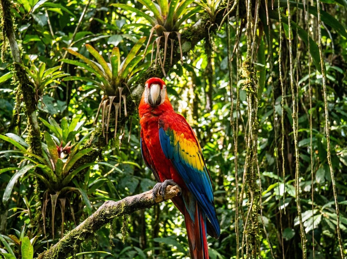 scarlet macaw