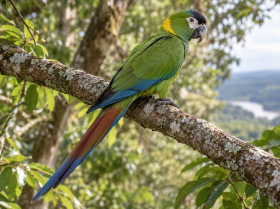 yellow-collared macaw