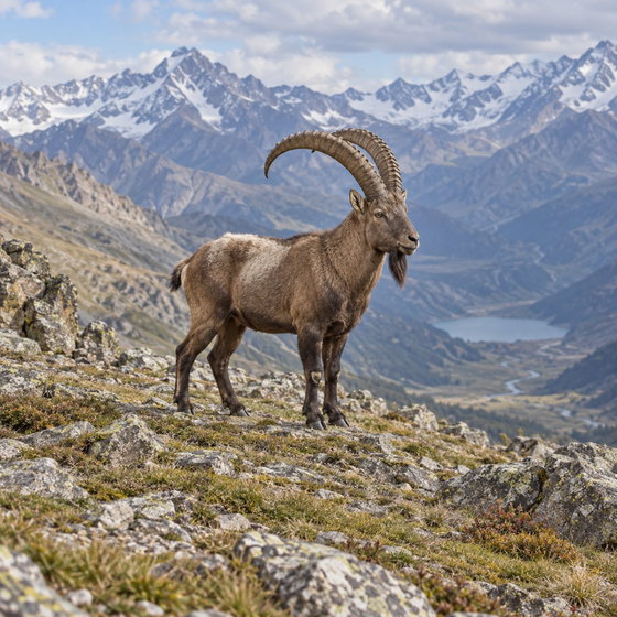 Siberian ibex
