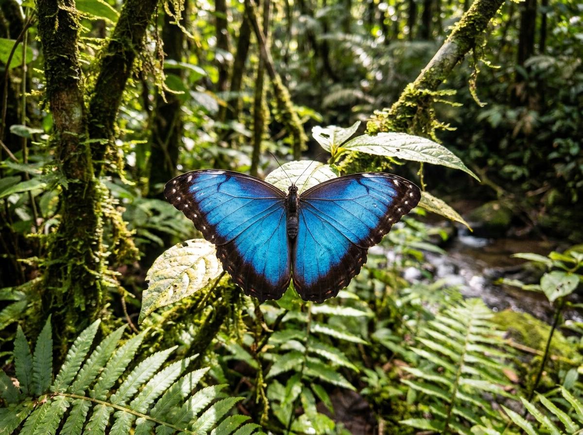 blue morpho butterfly
