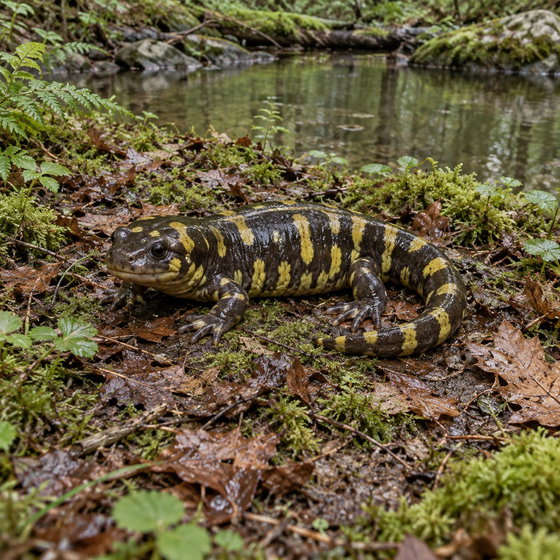 western tiger salamander