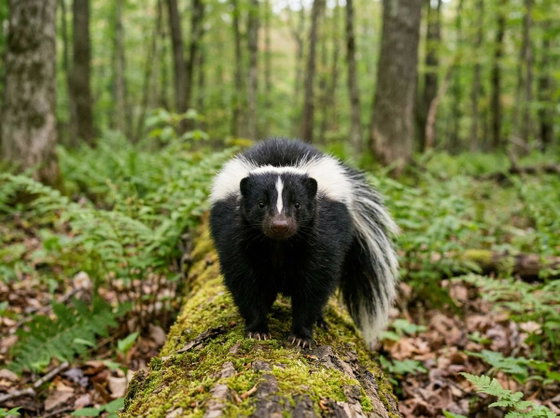 striped skunk