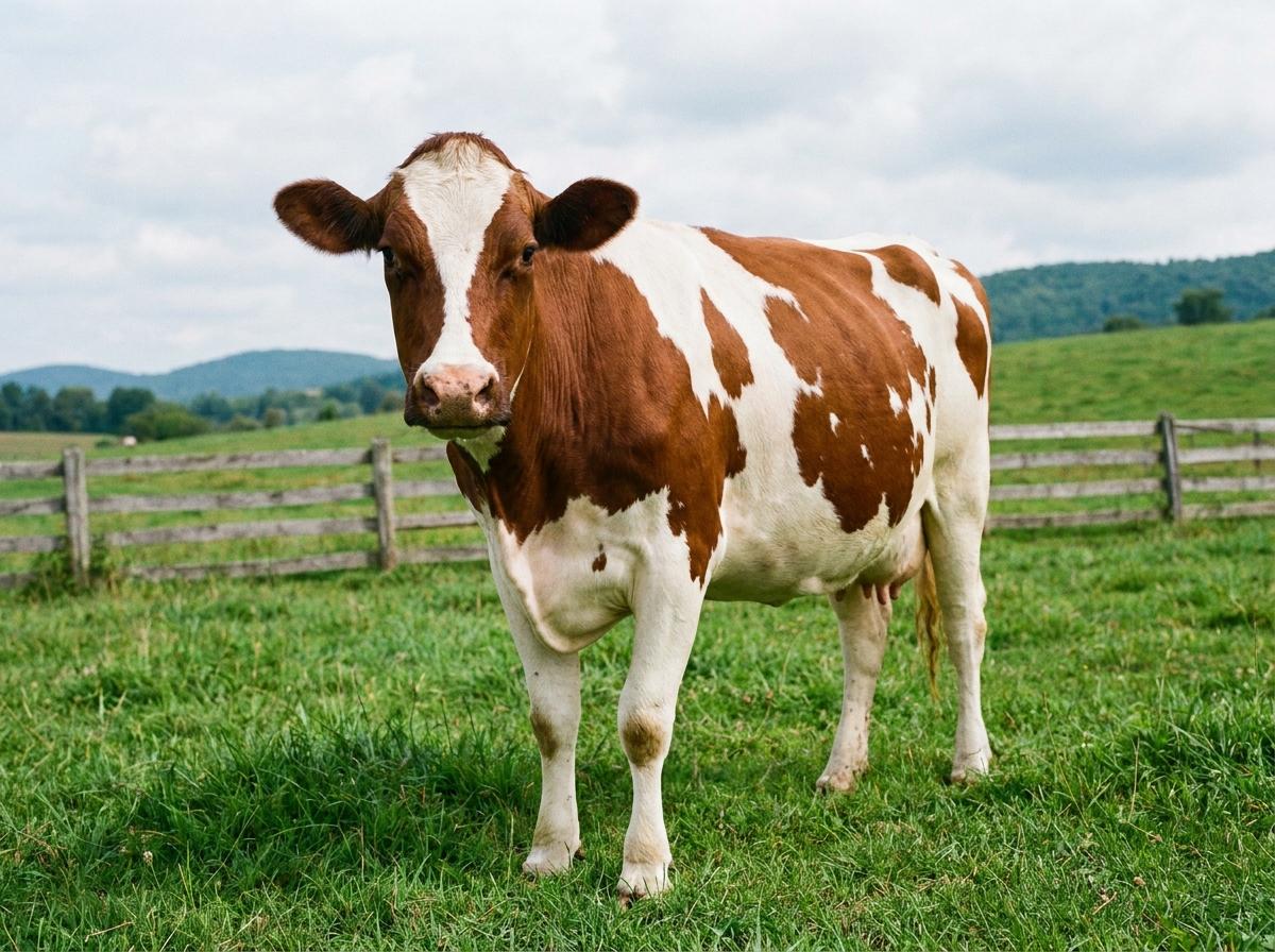 Friesian Red and White