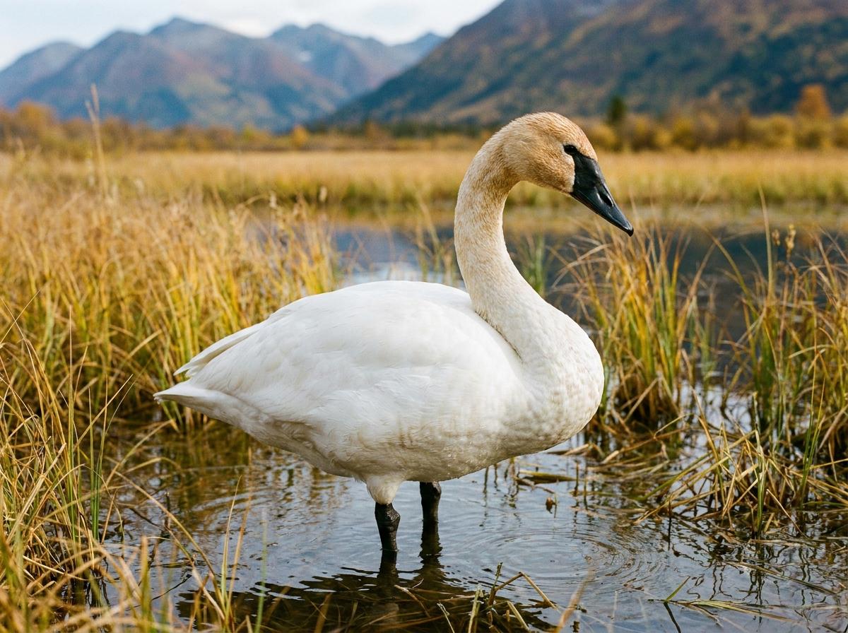 trumpeter swan